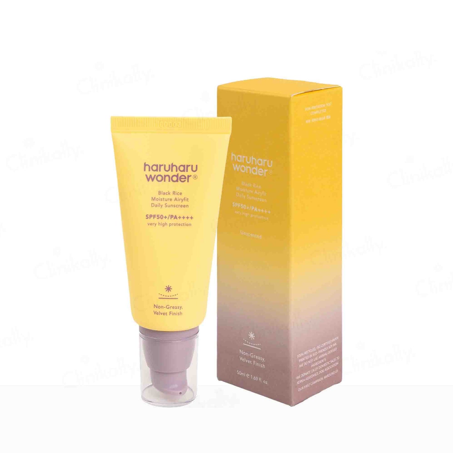 Haruharu Wonder - Black Rice Moisture Airyfit Daily Sunscreen SPF50+/PA++++