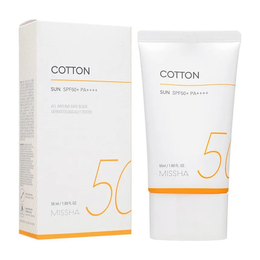 Missha - All Around Safe Block Cotton Sun SPF50+ PA++++